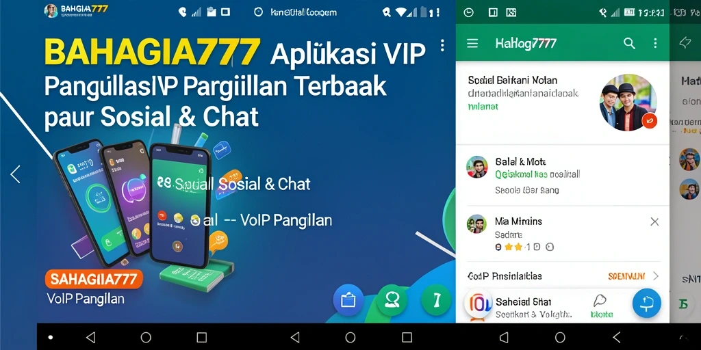 Antarmuka BAHAGIA777 menampilkan fitur VoIP Panggilan yang mudah digunakan.