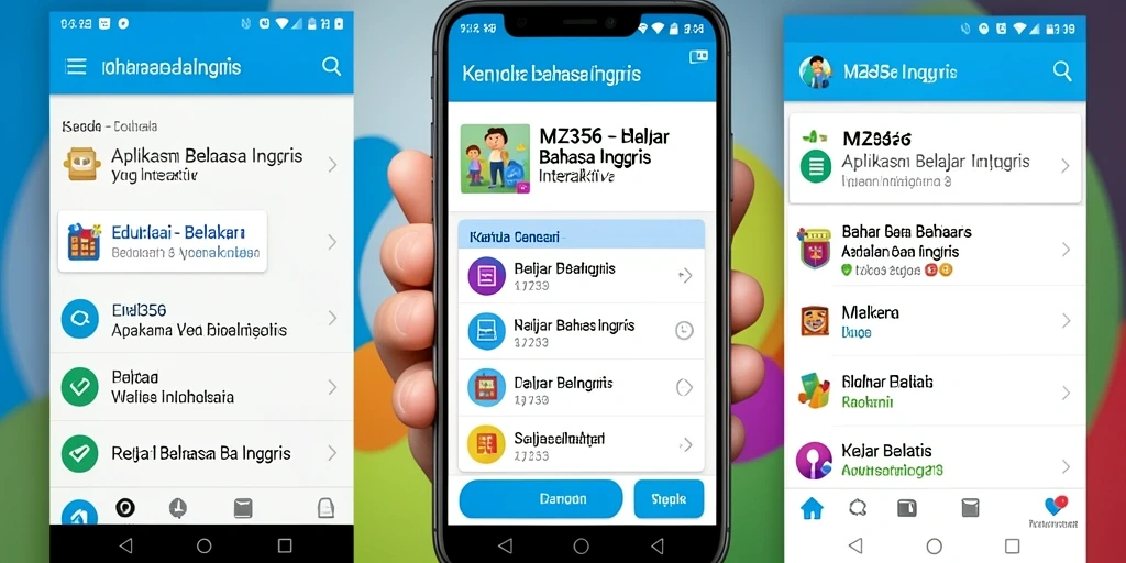 Tampilan antarmuka MZ356 dengan fitur belajar interaktif.