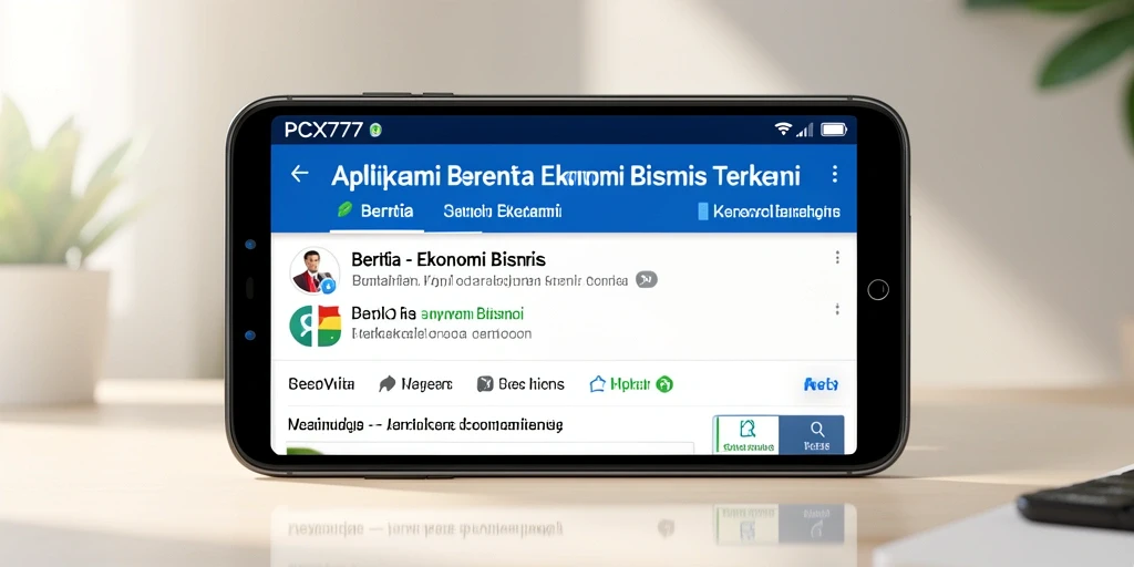 Antarmuka aplikasi PCX777 yang informatif dan mudah digunakan.